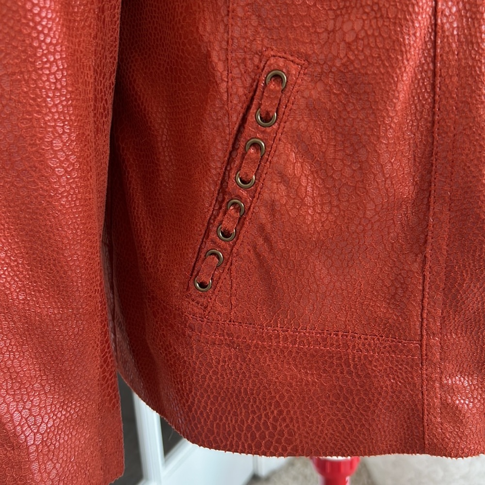 TanJay Women's Orange Jacket - Picture 3 of 7